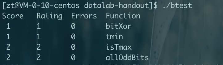 lab1 btest
