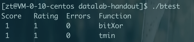 lab1 btest